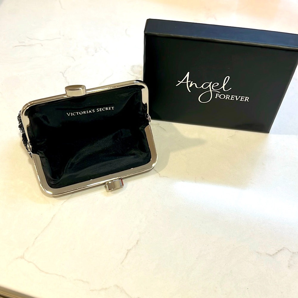 VS angel forever sequin change purse!
